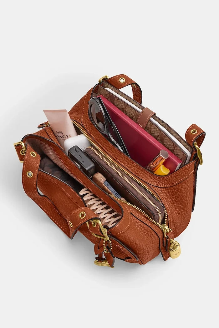 Coach чанта дамска от кожа Small Drifter Bag
