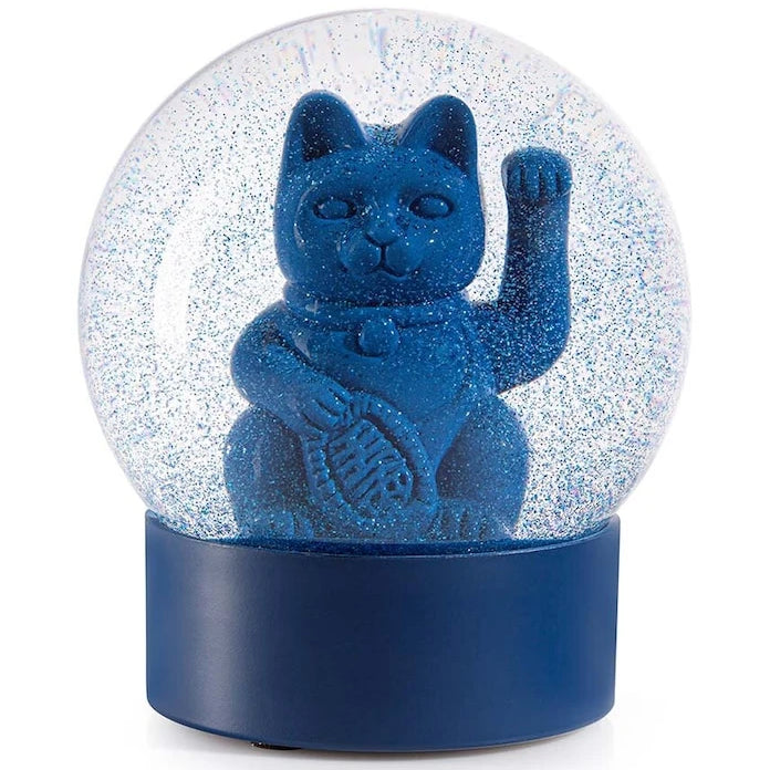 Декорация Donkey Maneki Neko Lucky Globe Blue