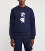 Cotton-Blend Performance Polo Bear Sweatshirt