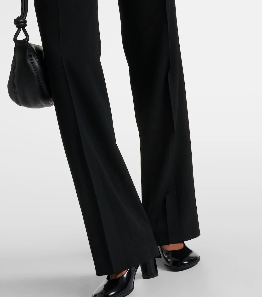 Dries Van Noten - High-rise wool-blend straight pants