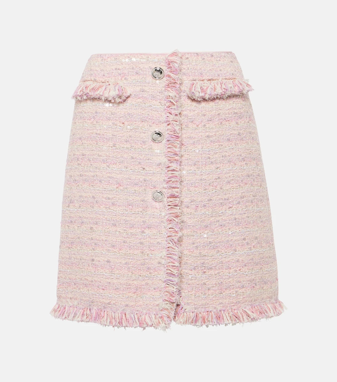 Giambattista Valli - High-rise tweed miniskirt