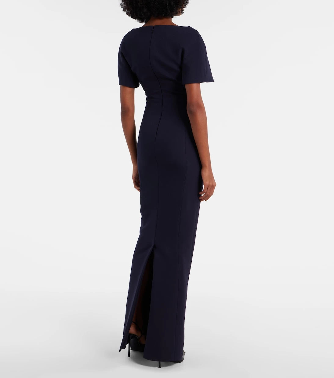 Safiyaa - Lacin embellished crêpe gown