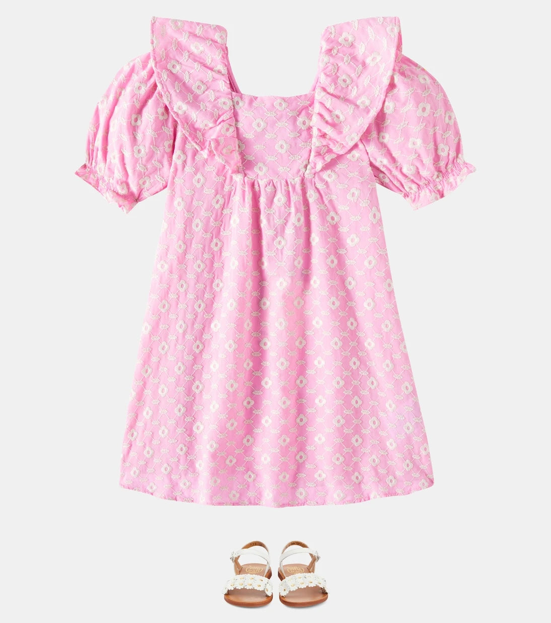 The New Society - Isidora embroidered dress