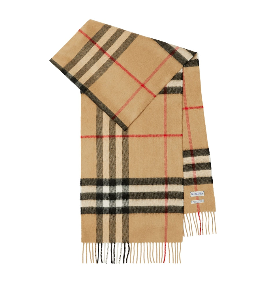 Burberry Cashmere Check Scarf