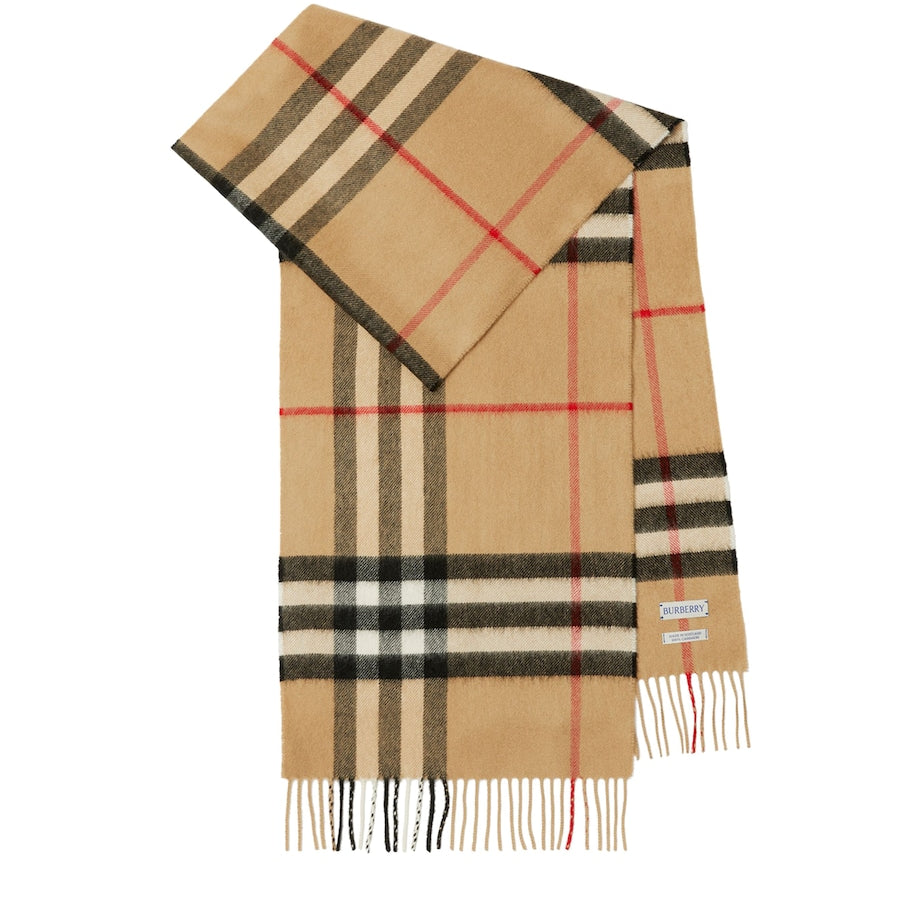 Burberry Cashmere Check Scarf