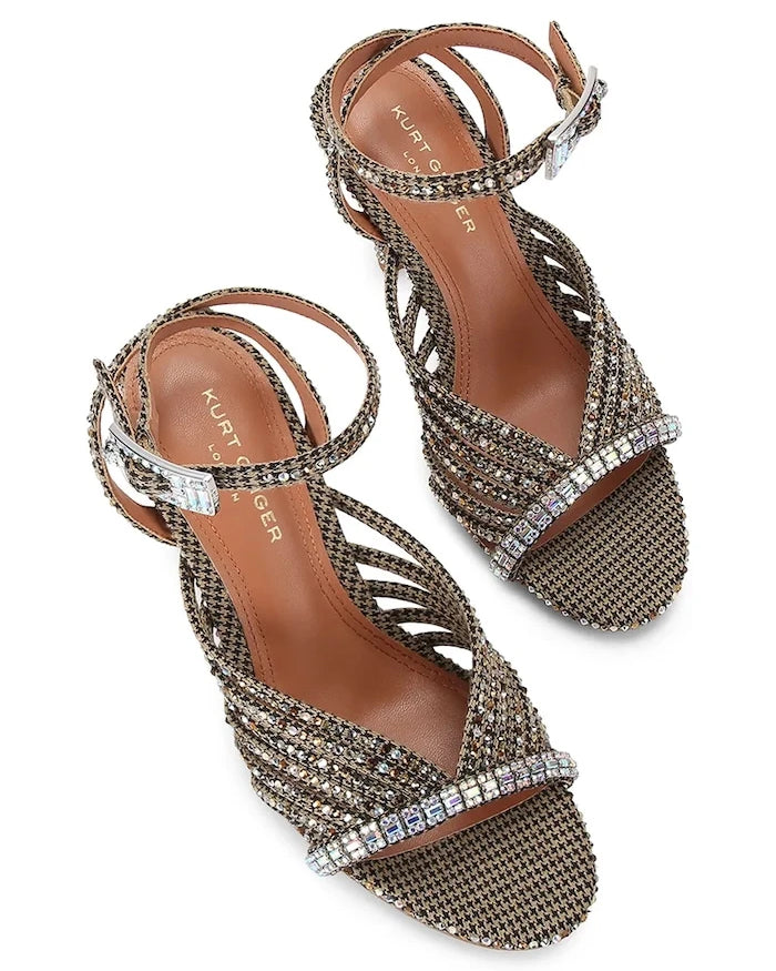 Kurt Geiger London Crystal Strappy Sandal Topuklu Sandalet