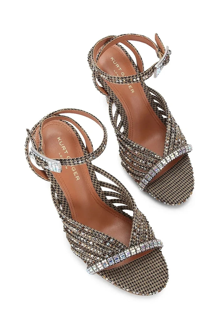 Kurt Geiger London Crystal Strappy Sandal Topuklu Sandalet