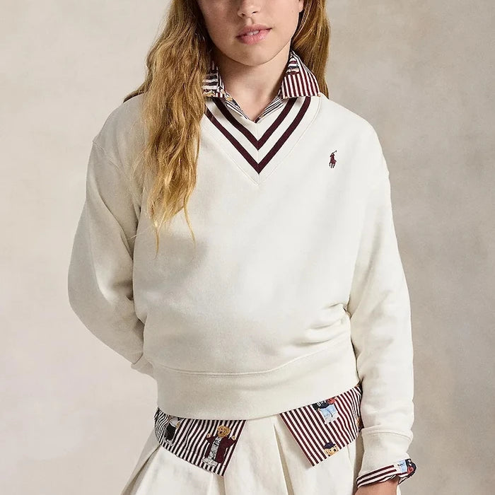 Çocuklar için pamuklu Polo Ralph Lauren sweatshirt