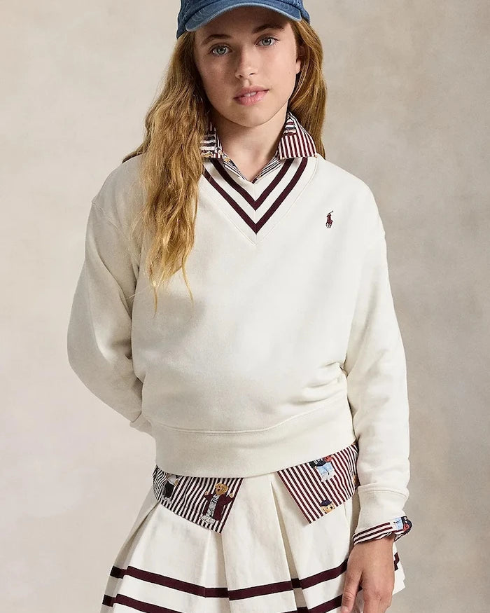 Çocuklar için pamuklu Polo Ralph Lauren sweatshirt