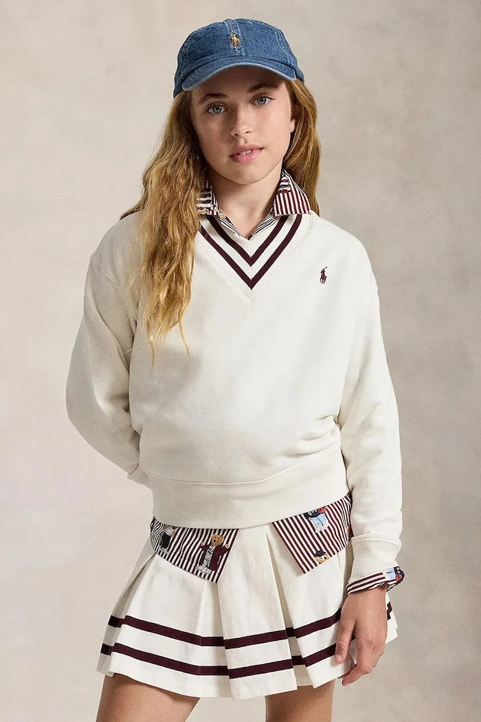 Çocuklar için pamuklu Polo Ralph Lauren sweatshirt