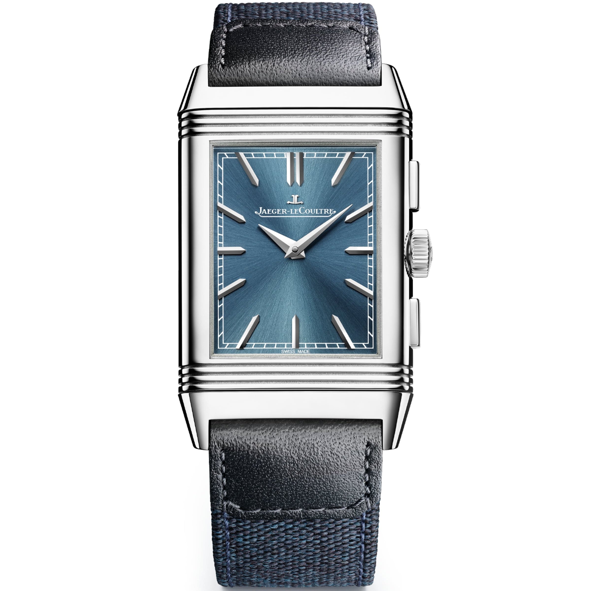 Stainless Steel Reverso Tribute Chronograph Watch 29.9mm