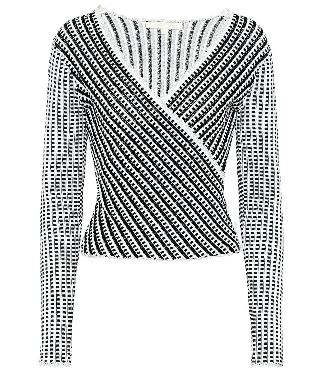 Simkhai - Striped stretch-knit top
