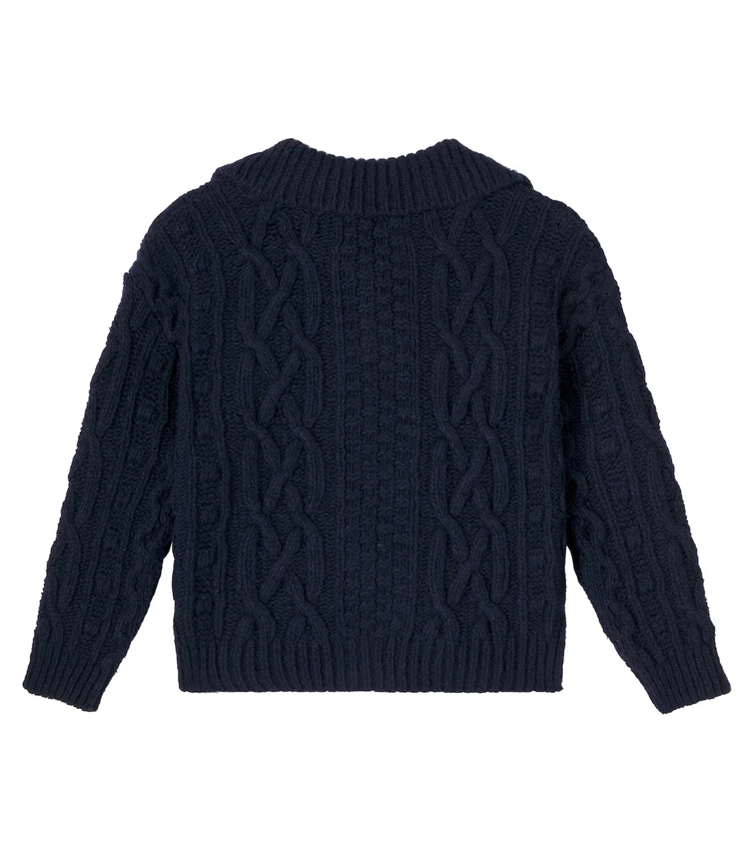 The New Society - Maria cable-knit wool-blend cardigan