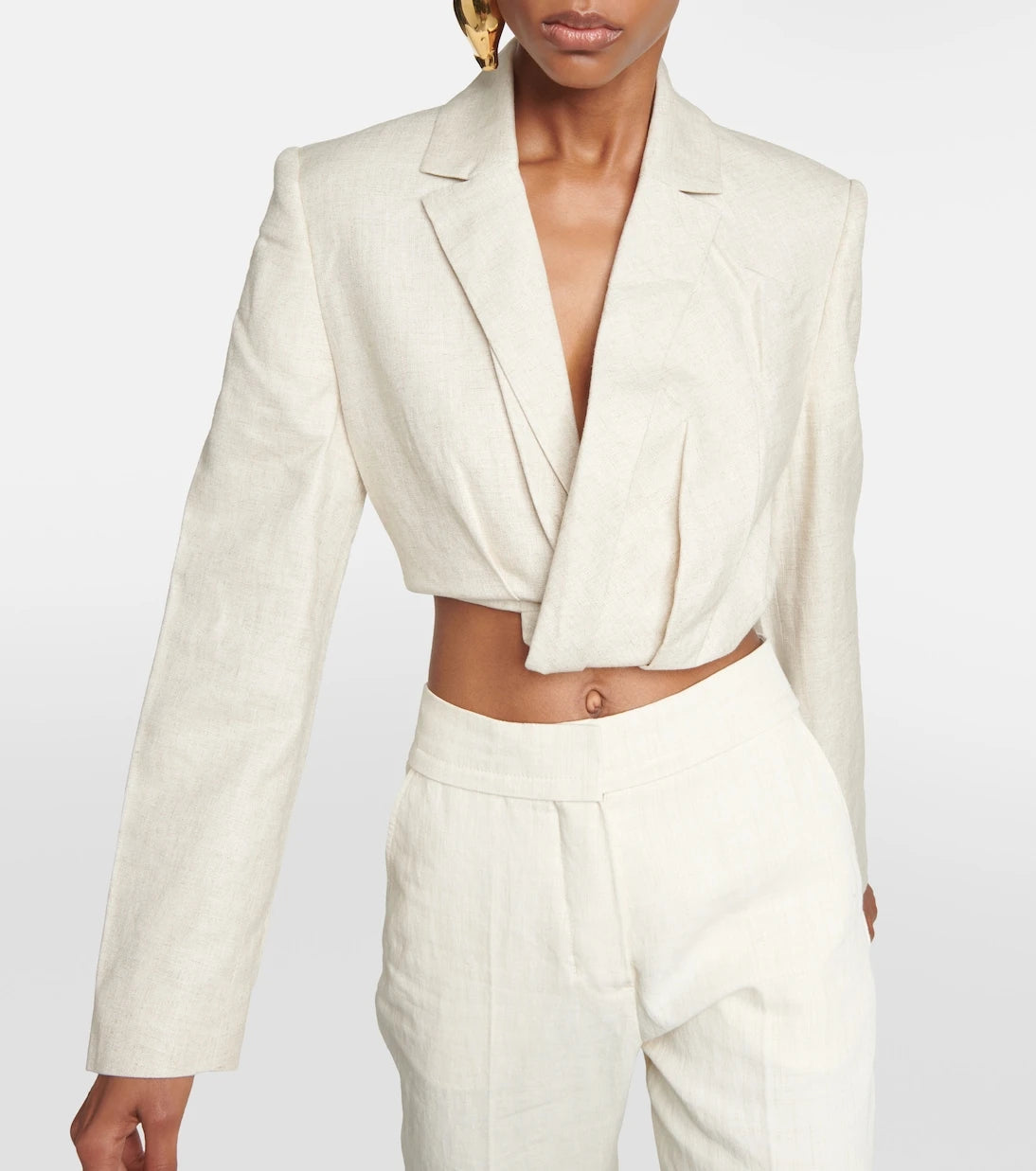 Jacquemus - La Veste Bahia Courte cropped blazer