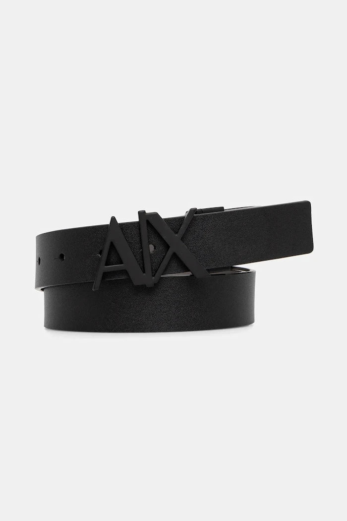 Armani Exchange двустранен колан мъжки от кожа