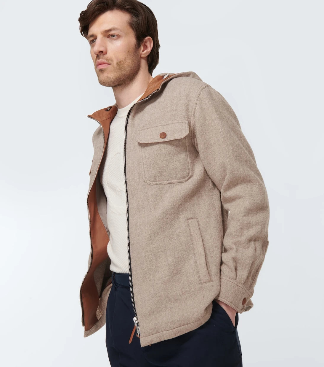 Giorgio Armani - Hooded virgin wool blouson