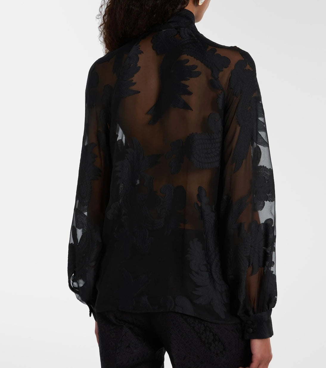 Etro - Paisley tie-neck blouse