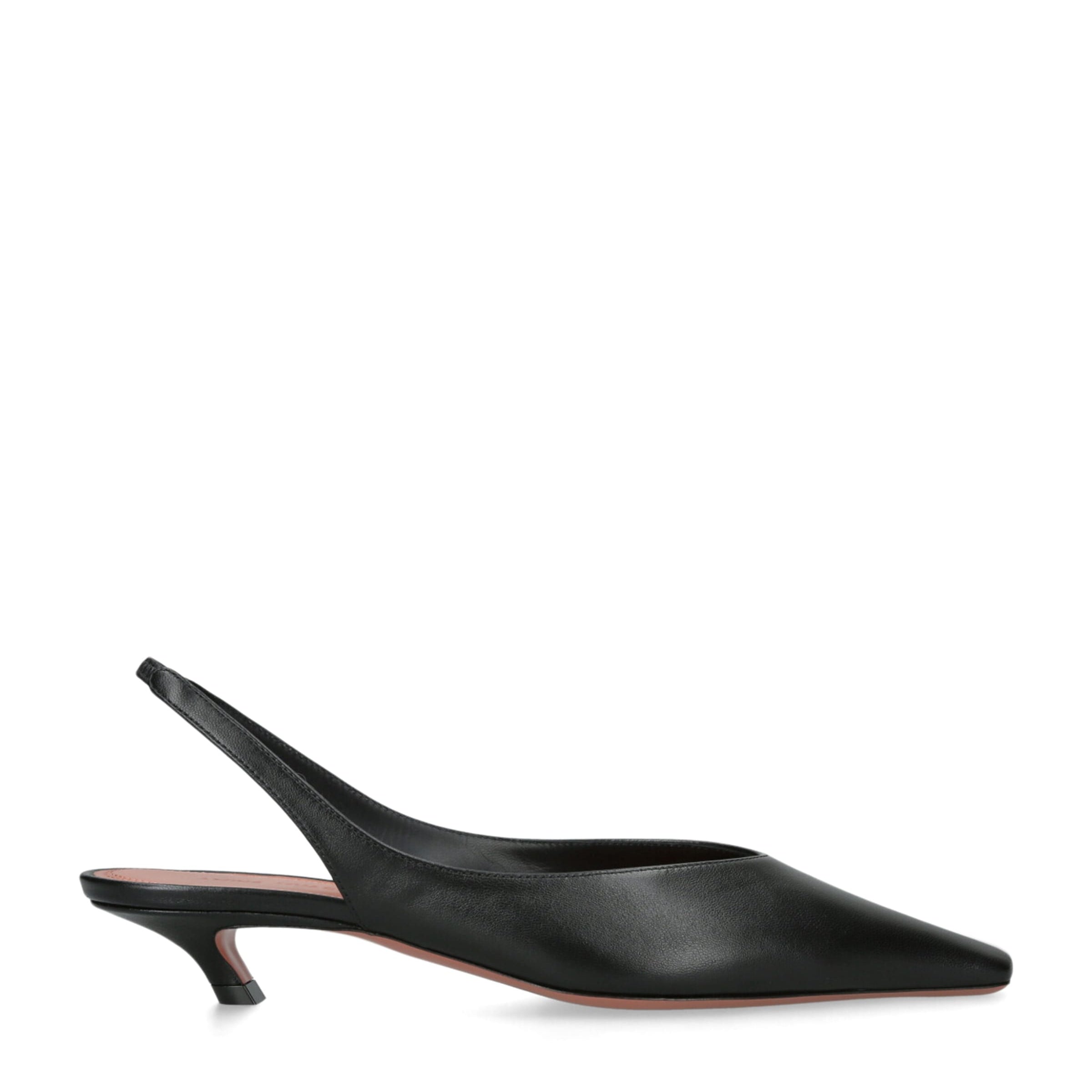 Leather Jamie Slingback Pumps 25