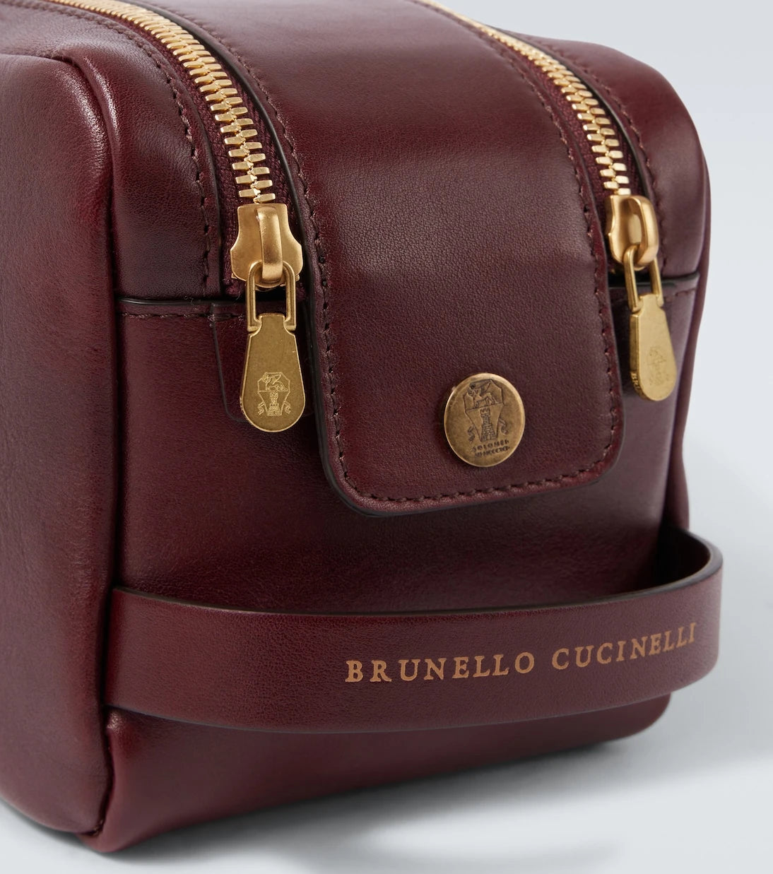 Brunello Cucinelli - Leather vanity bag