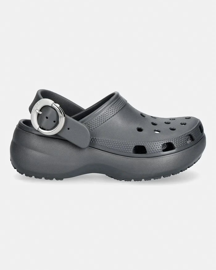 Crocs Platform Toka Detaylı Classic Platform Buckle Clog Kadın Terliği