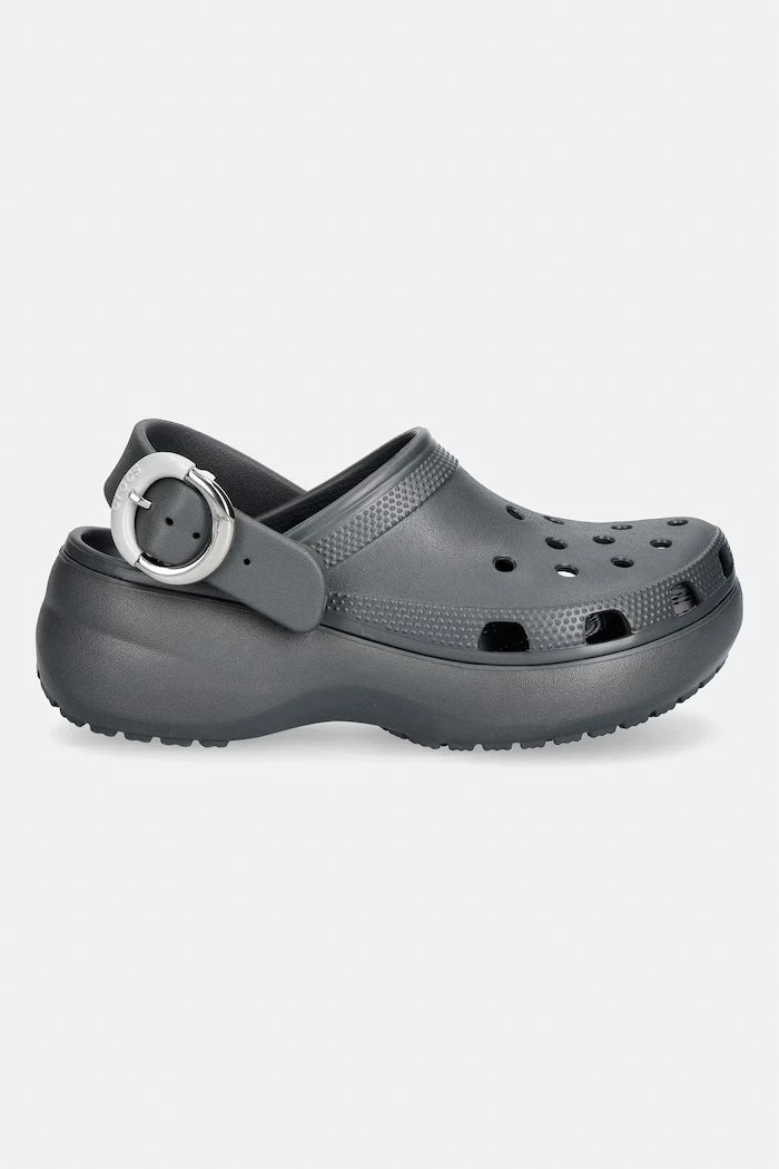 Crocs Platform Toka Detaylı Classic Platform Buckle Clog Kadın Terliği