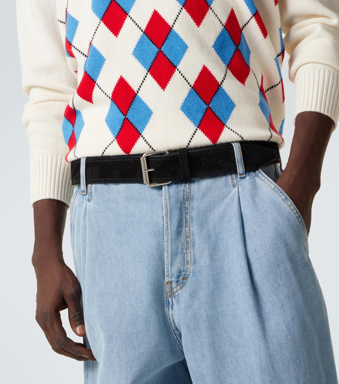 Dries Van Noten - Suede belt