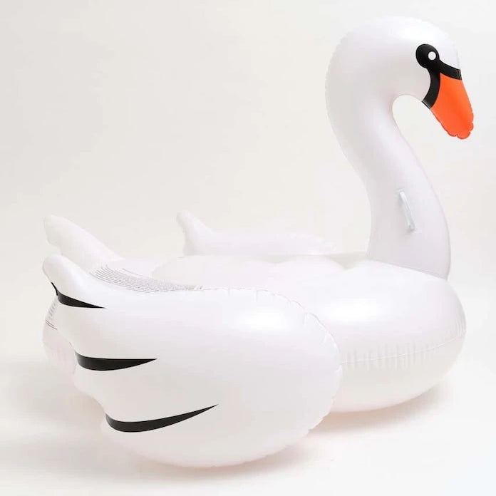 SunnyLife Swan Şişme Yüzme Yatağı