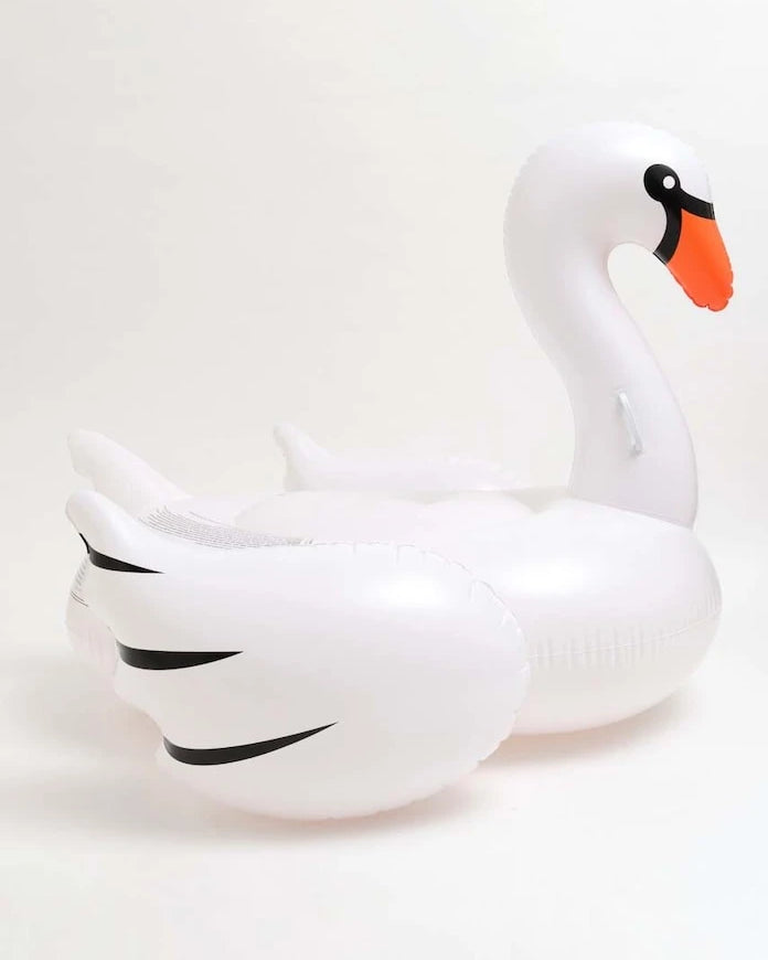 SunnyLife Swan Şişme Yüzme Yatağı