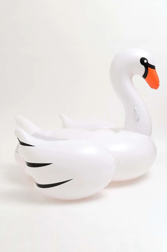 SunnyLife Swan Şişme Yüzme Yatağı