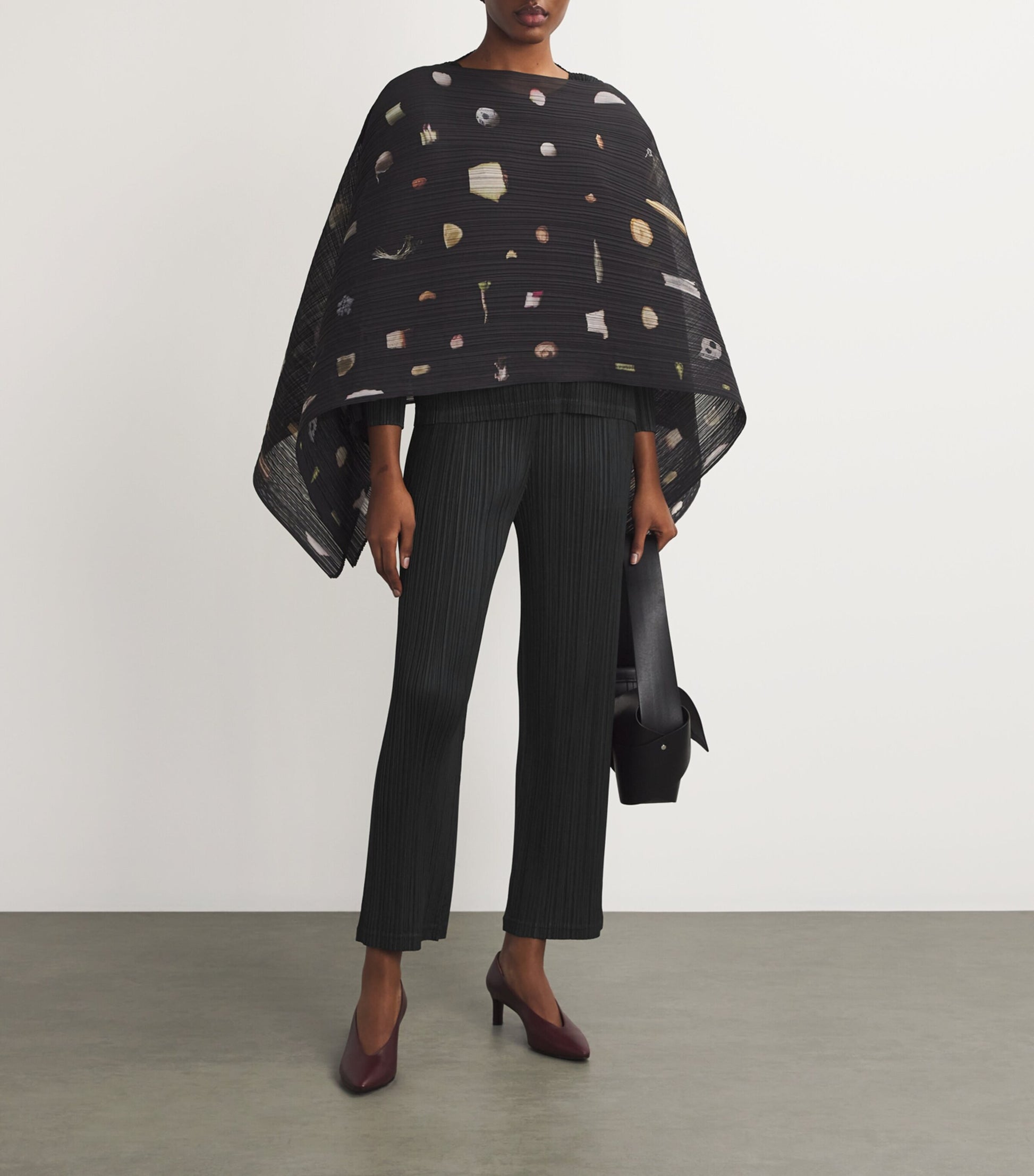 Pleats Please Issey Miyake Black Thicker Bottoms 2 Trousers