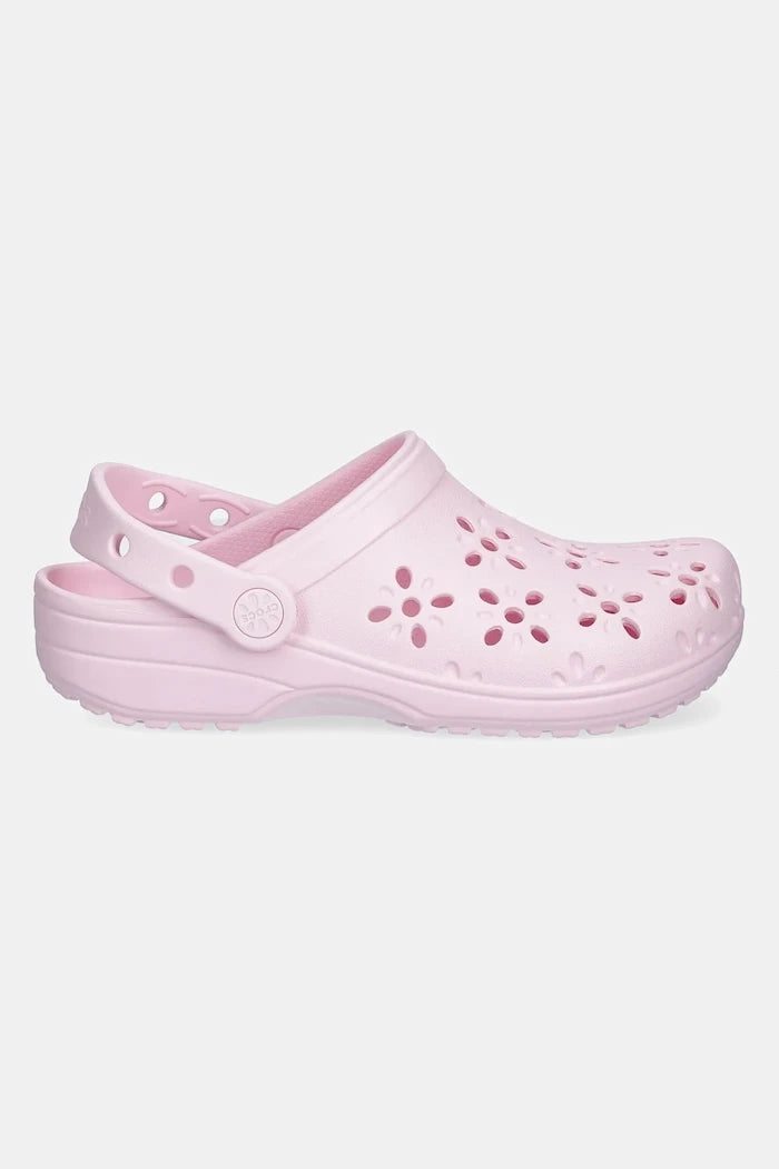 Crocs CLASSIC FLORAL CUT OUT CLOG KIDS