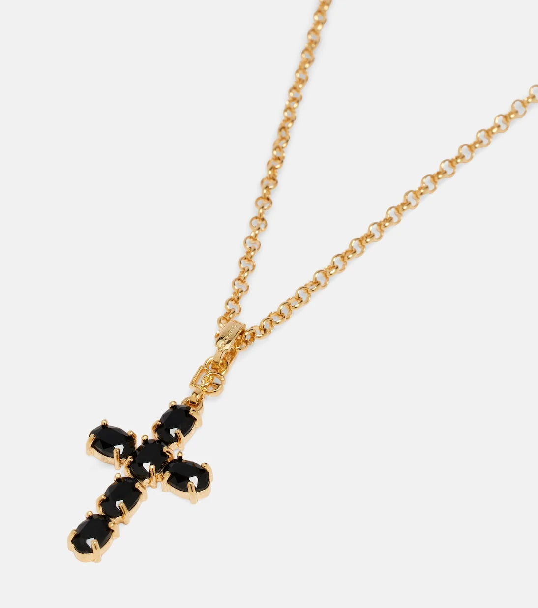 Dolce&Gabbana - Cross embellished chain necklace