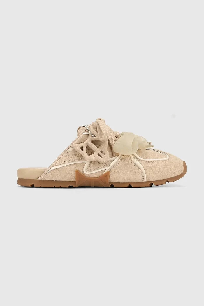 Naked Wolfe чехли дамски от велур Admire Off White Suede