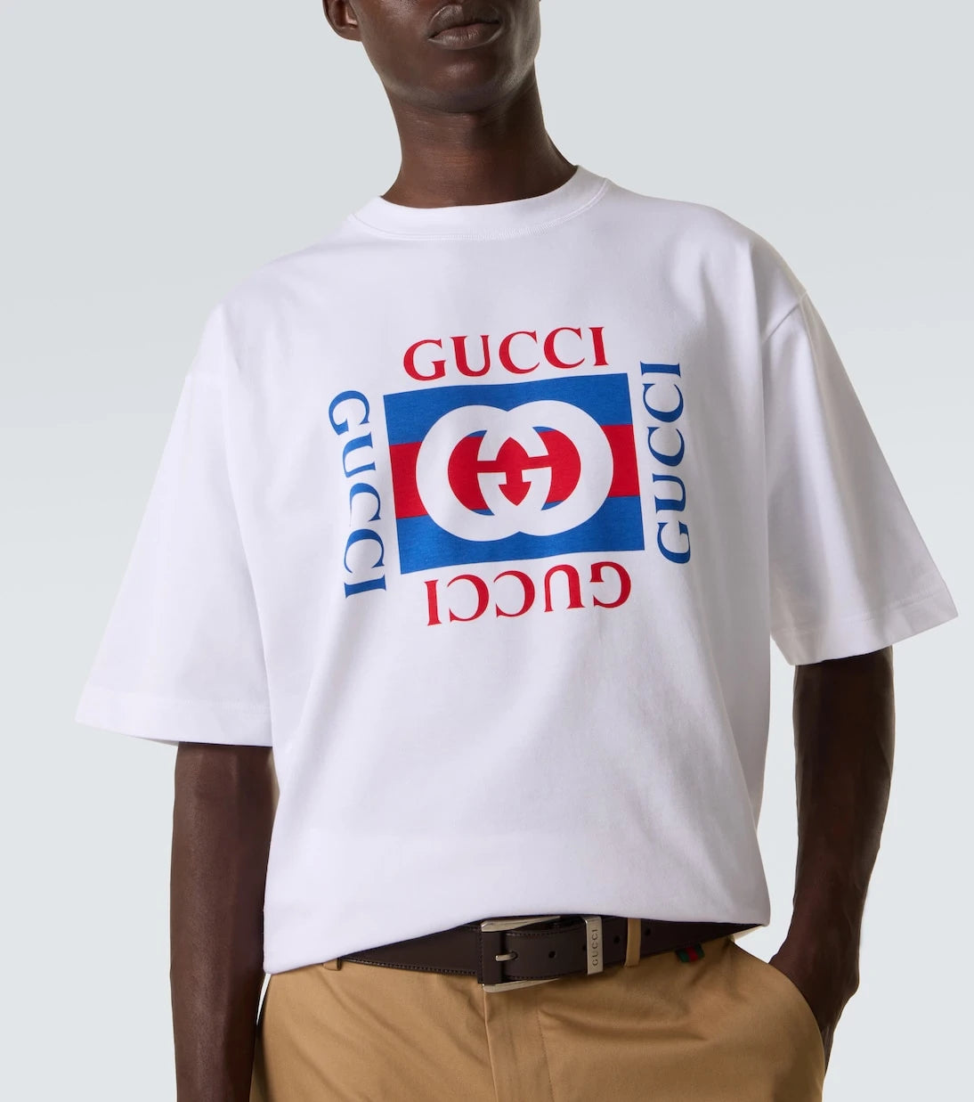 Gucci - Interlocking G cotton jersey T-shirt