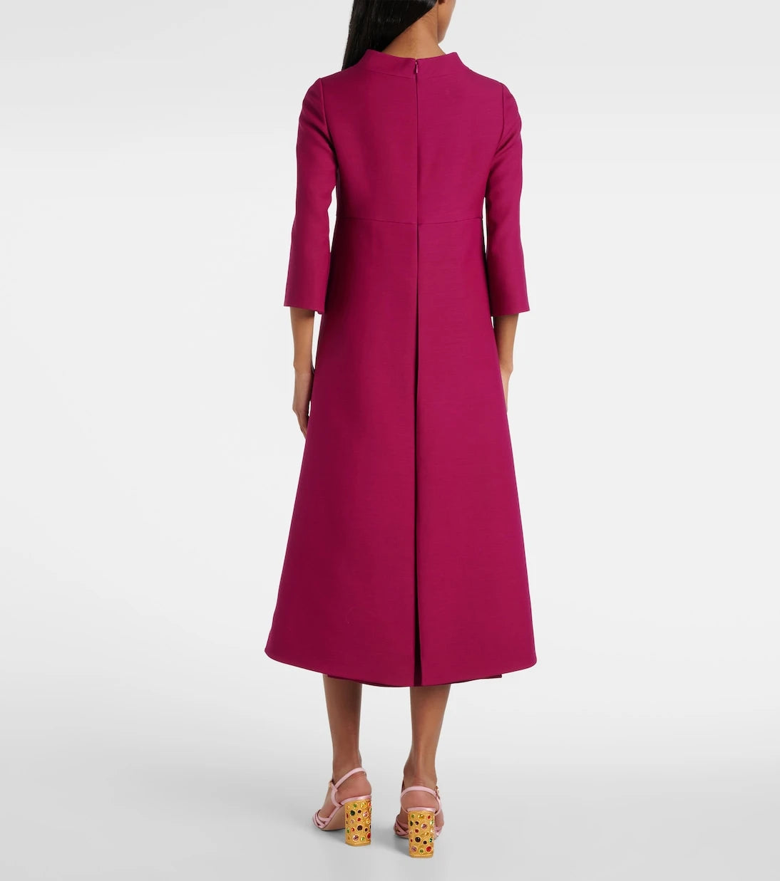 Valentino - Embellished Crepe Couture midi dress