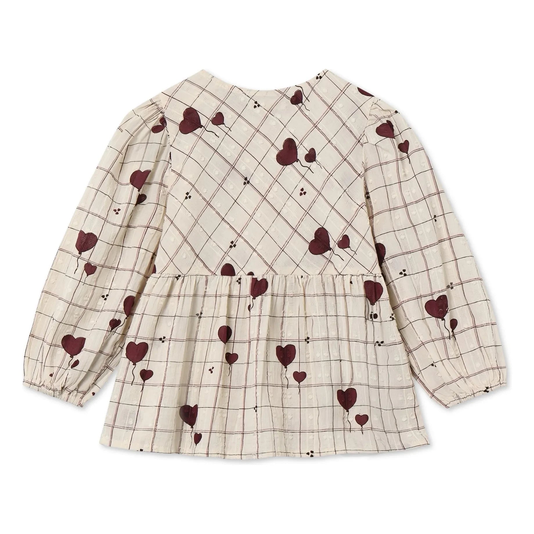 Fliink - Ilove Carreaux Blouse | Ecru