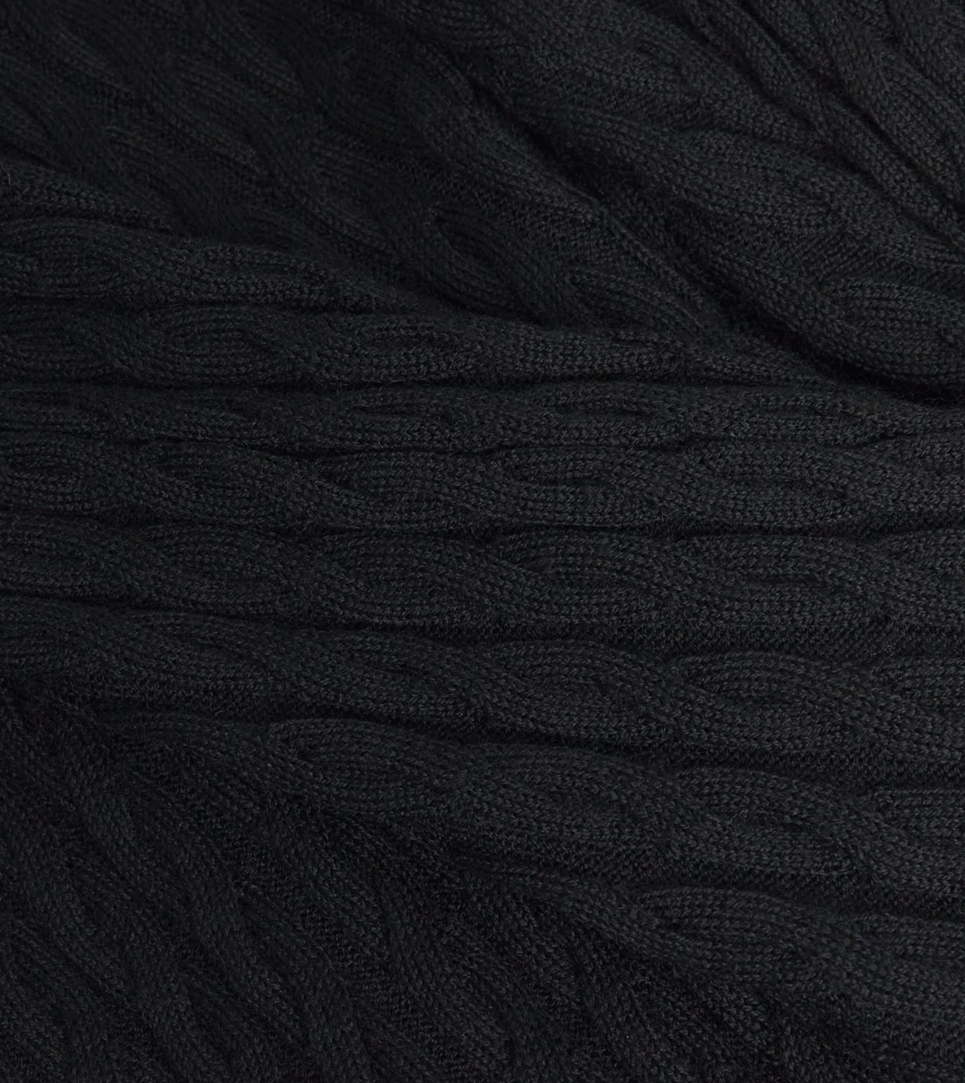 Wool Maxi Dress BLACK 001