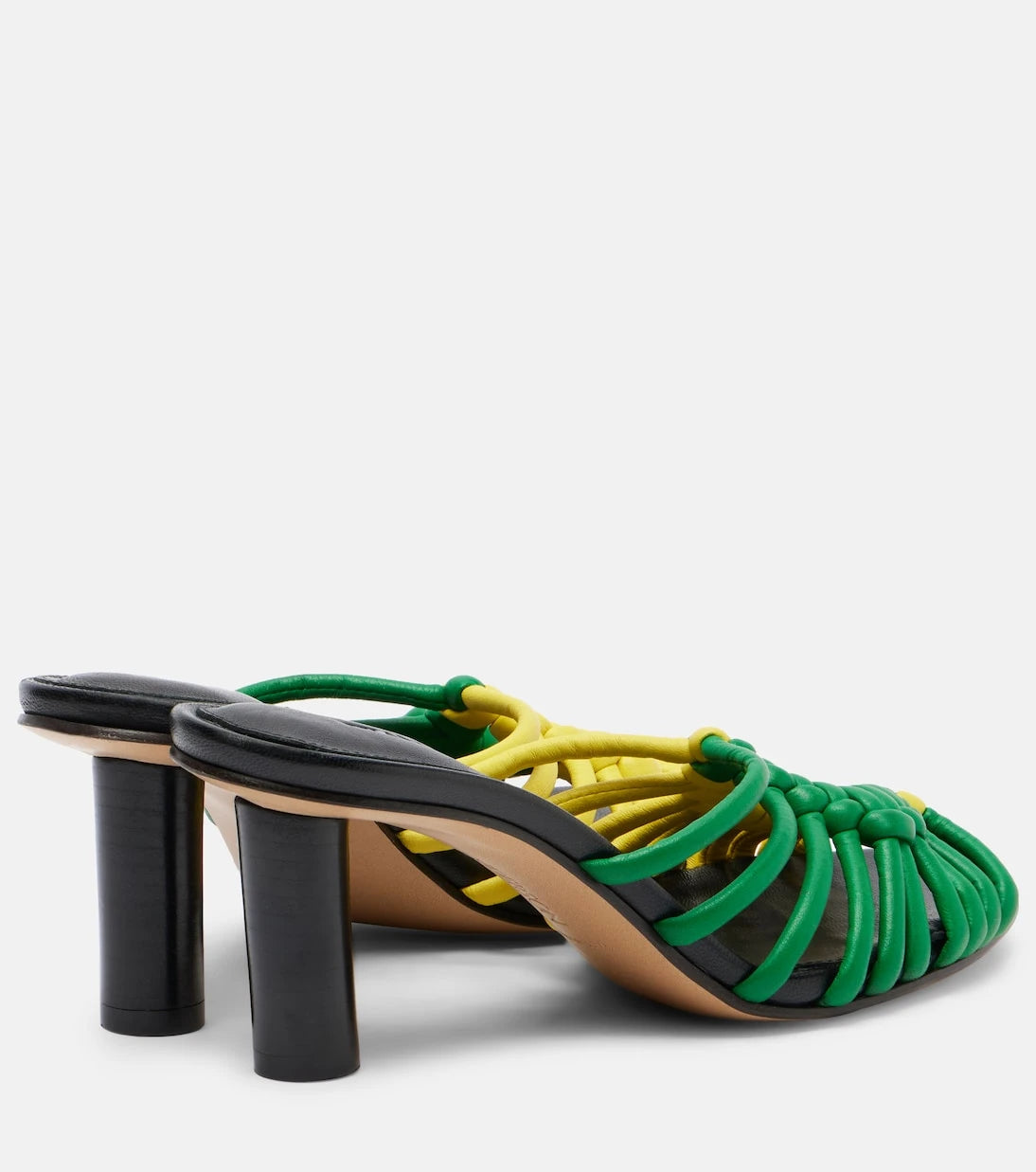 JW Anderson - Plot woven leather mules