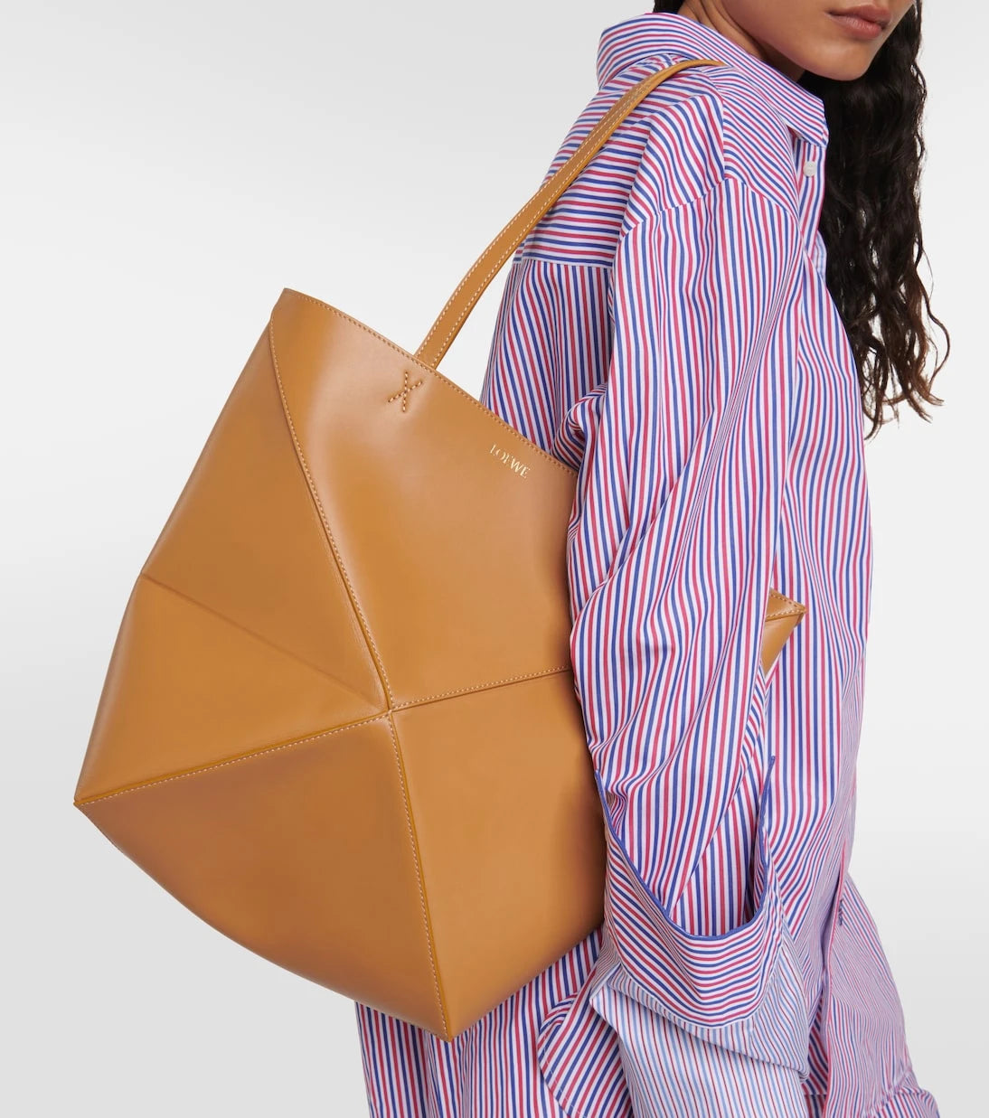 Loewe - Puzzle Fold Medium leather tote bag