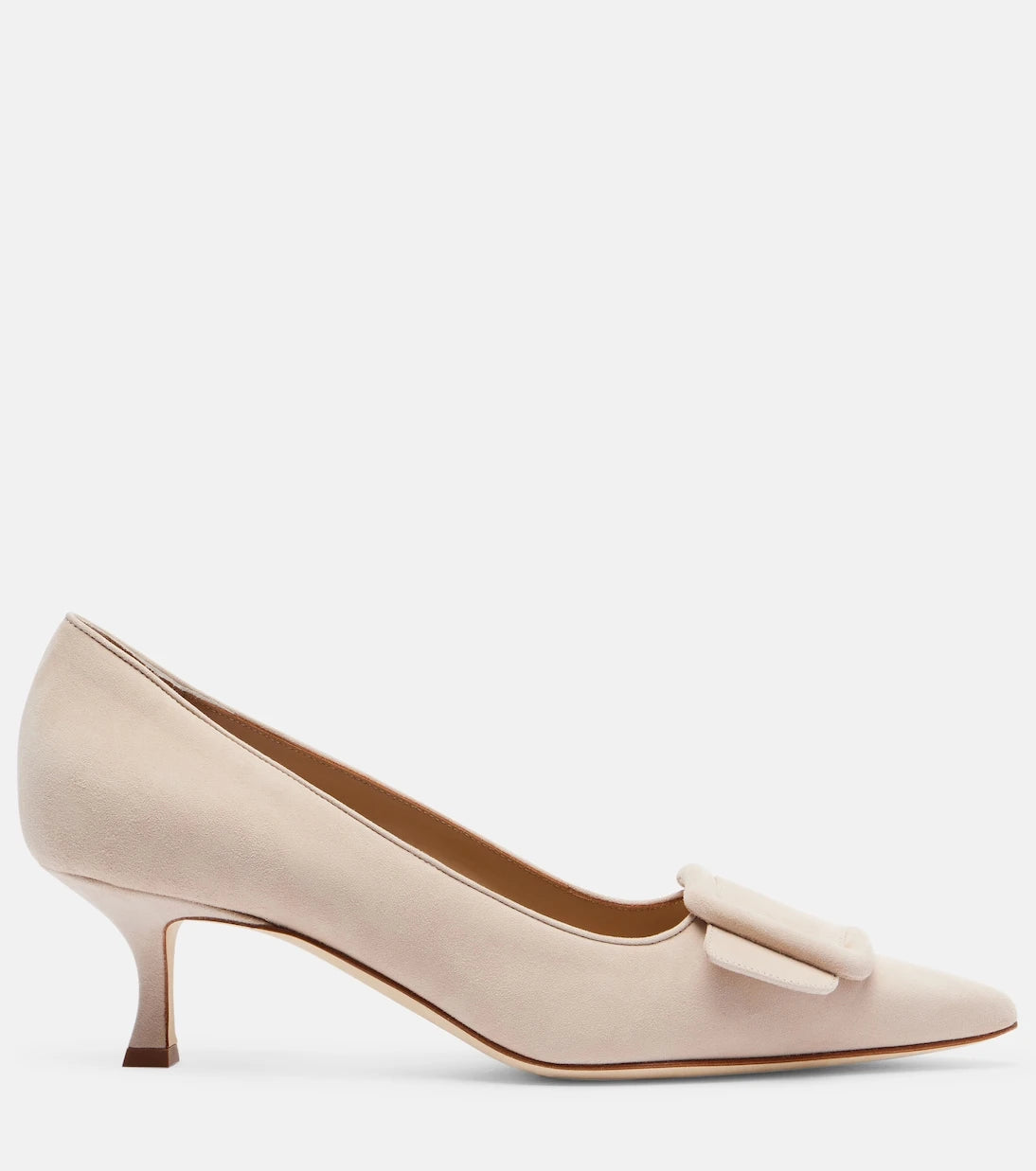 Manolo Blahnik - حذاء مايسال 50 بكعب عالٍ من الشمواه