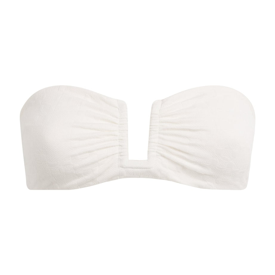 Bandeau Sanra Bikini Top WHITE