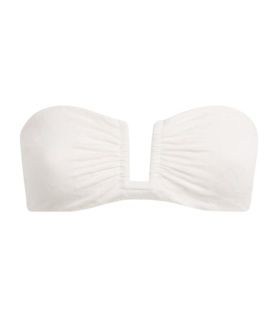 Bandeau Sanra Bikini Top WHITE