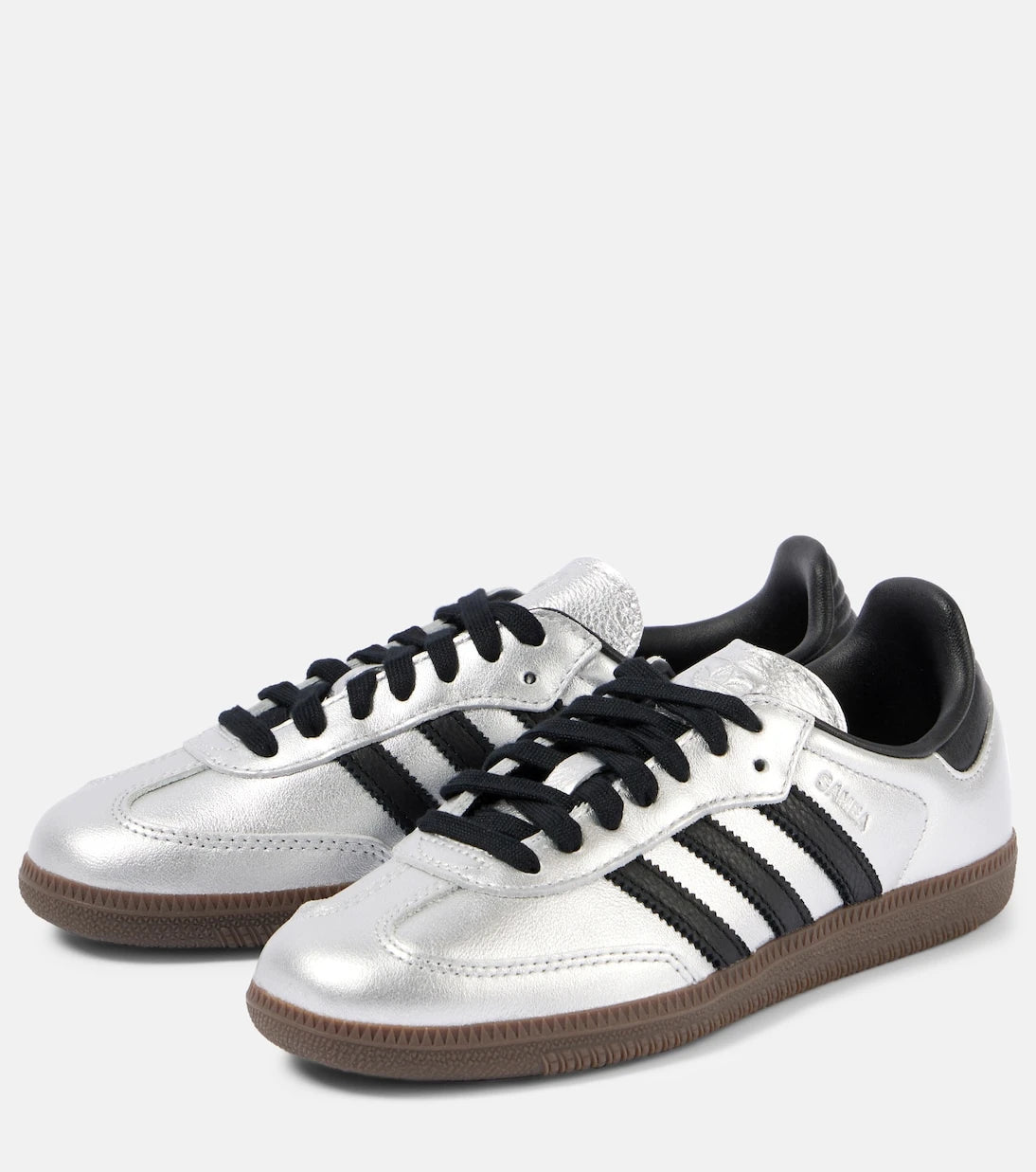 Adidas - Samba OG metallic leather sneakers