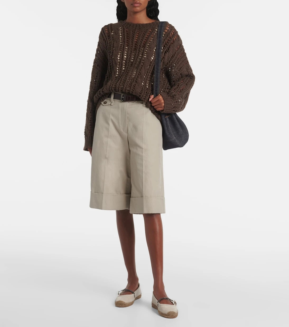 Brunello Cucinelli - Monili suede espadrilles