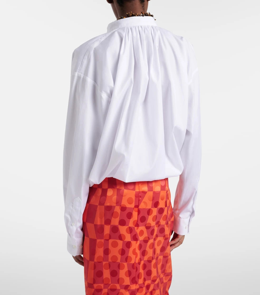Dries Van Noten - Draped cotton blouse