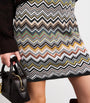 Multi Zigzag Mini Skirt
