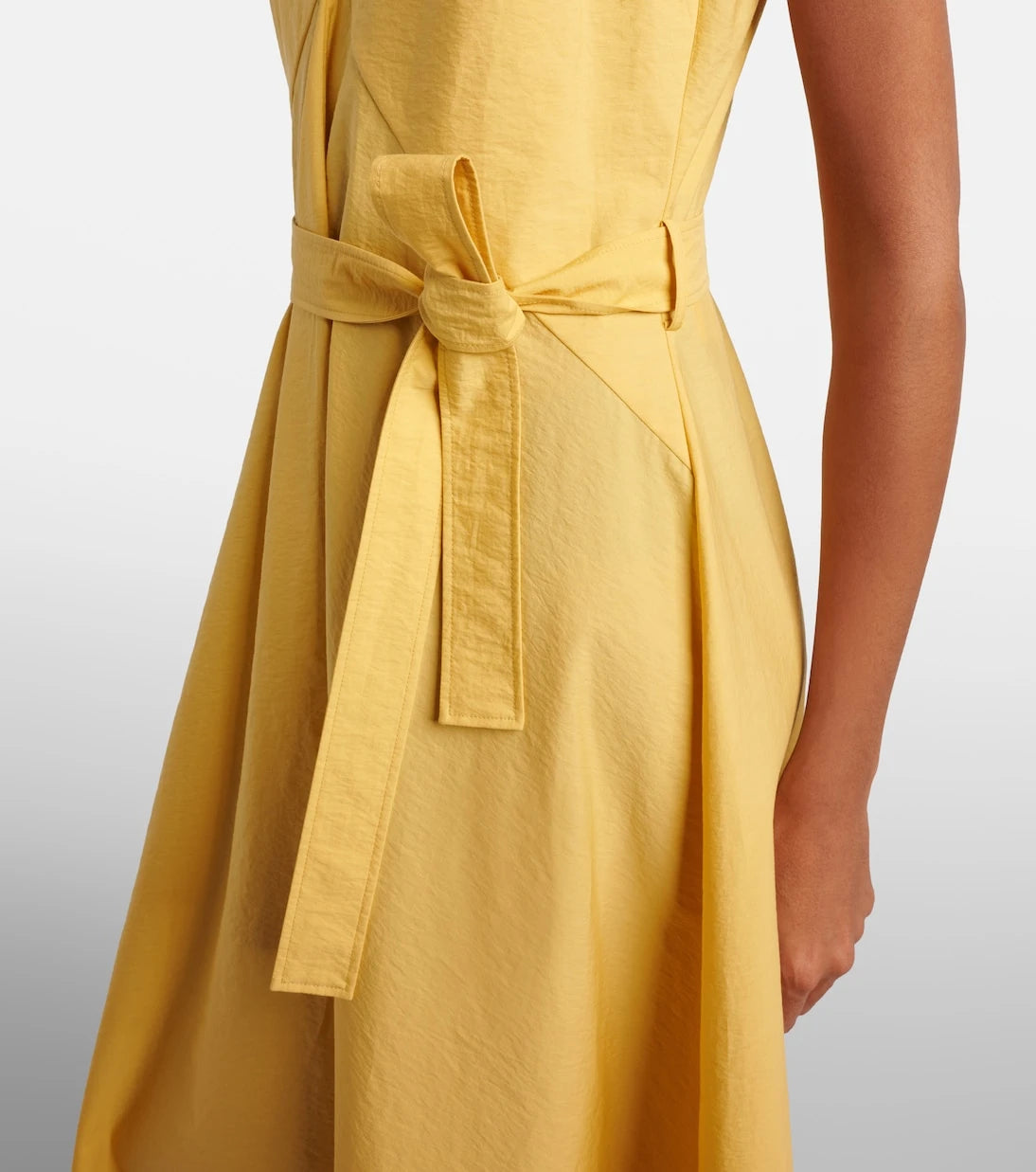 Brunello Cucinelli - Belted cotton-blend maxi dress