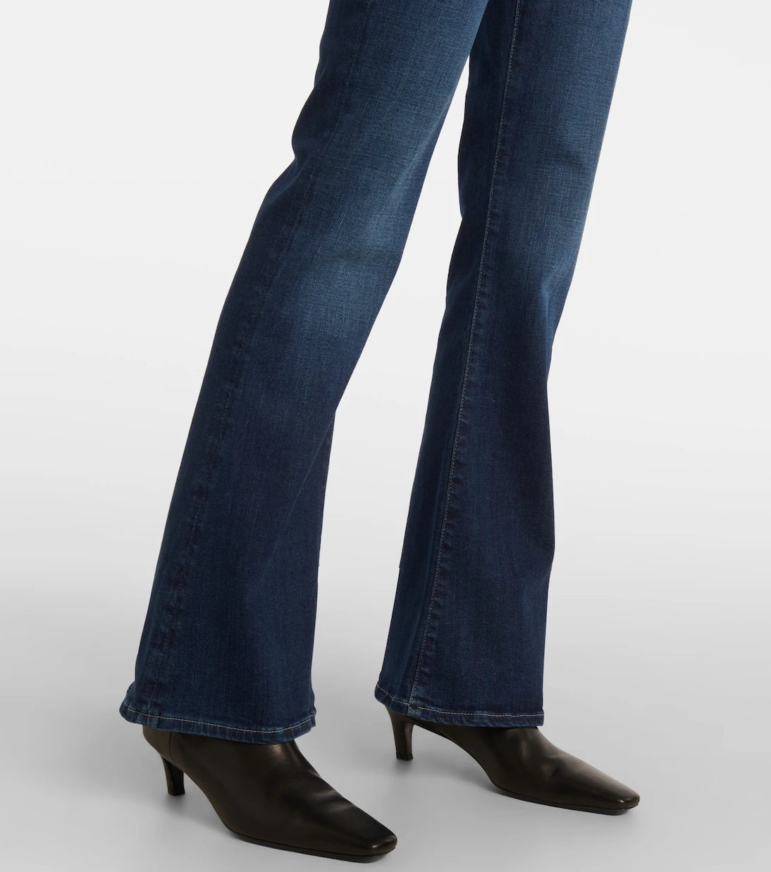 7 For All Mankind - بنطال جينز Ali بقصة flare وخصر مرتفع