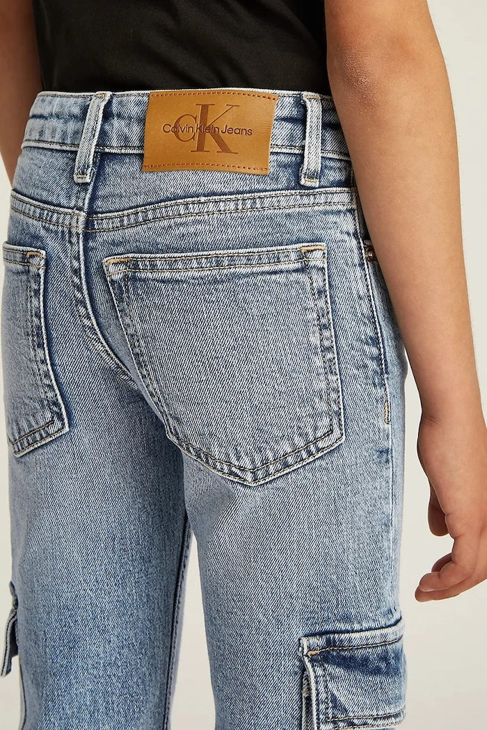 Детски дънки Calvin Klein Jeans MR STRAIGHT