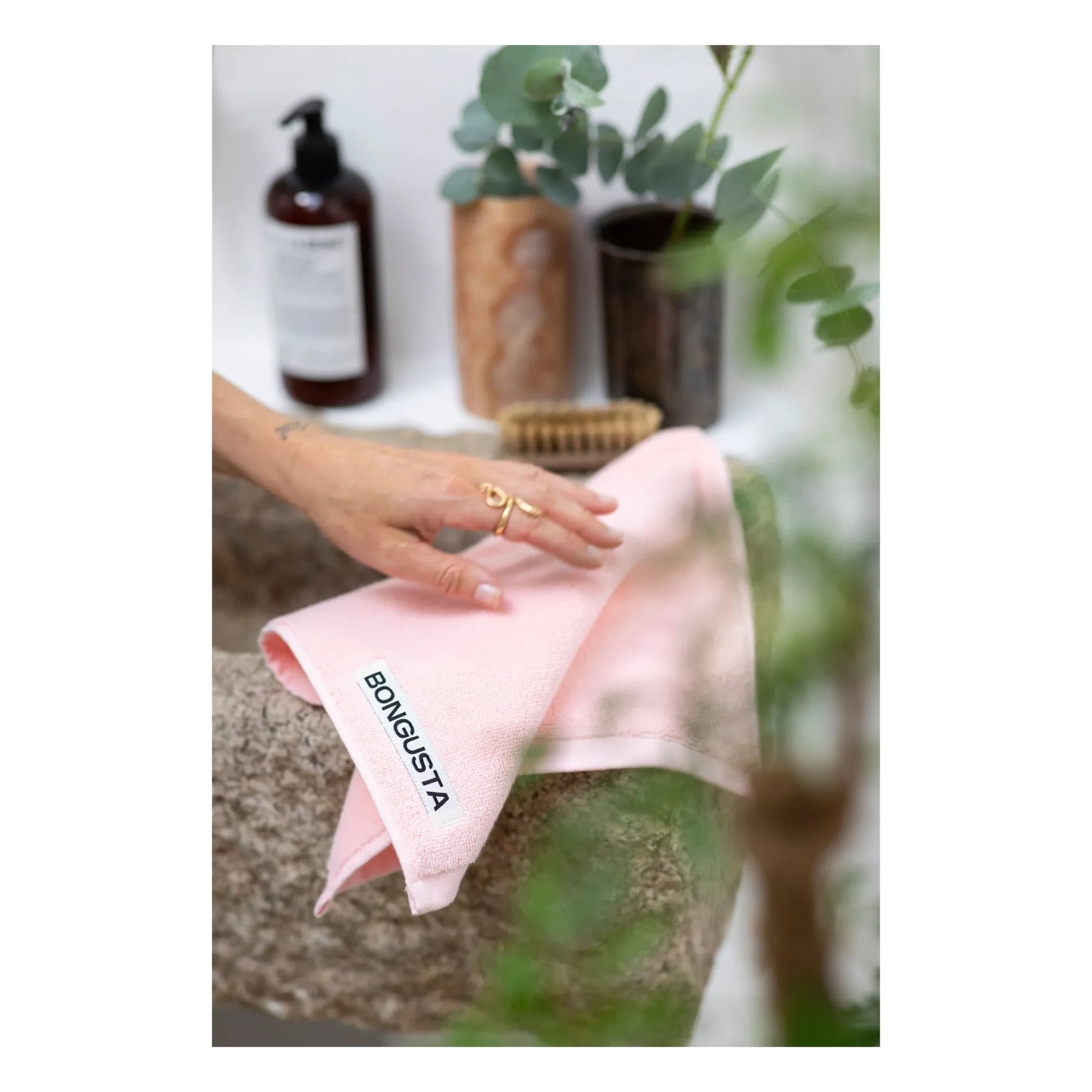 Bongusta - Naram guest towel | Blush